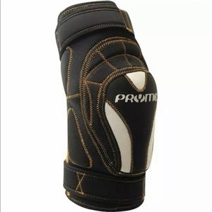 Pryme Deluxe Slim Hard Knee Guards NEW Black Grey Sz S / M Protective Gear